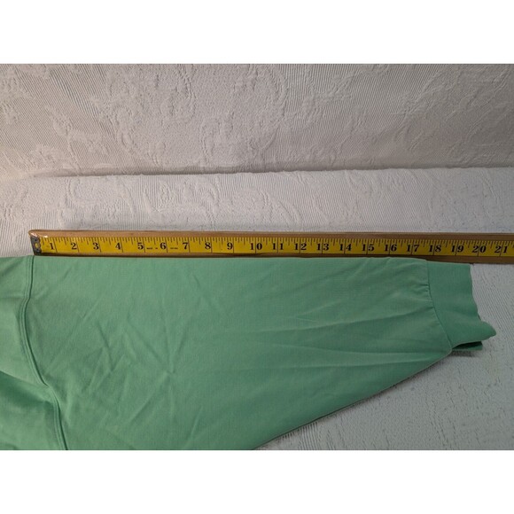 Joy Lab Women's Mint Green Light Long Sleeve French Terry Pullover Sweatshirt M - Picture 6 of 9